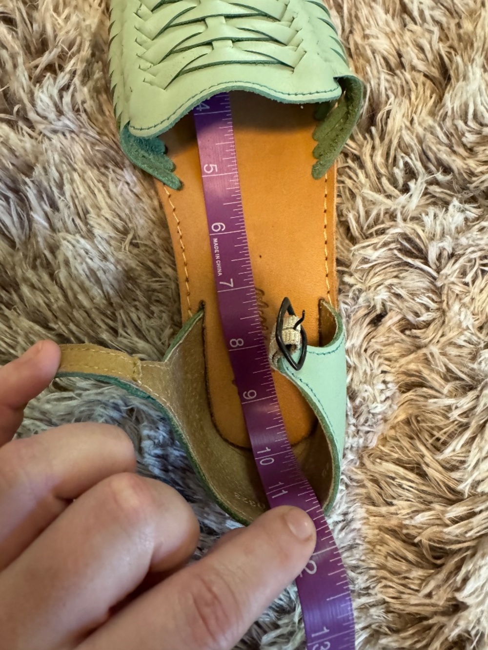NWOT Authentic Mexican Huarache Sandal - Picture 5 of 6